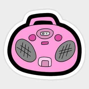 Portable CD Player Sticker